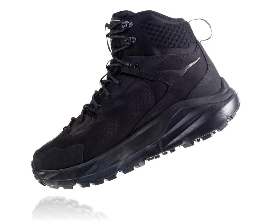 Hoka One One Mens Hiking Boots - Kaha GORE-TEX - Black - OJXS75961
